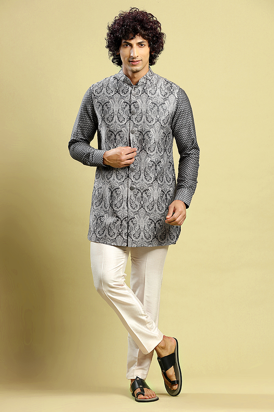 Pathani suit with cheap koti