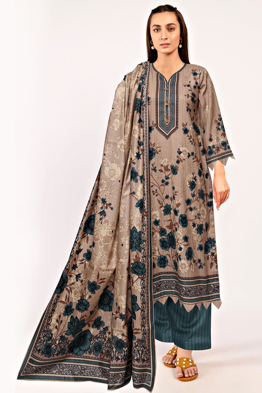 Pakistani Linen Salwar Suits Timeless Elegance at RupaliOnline